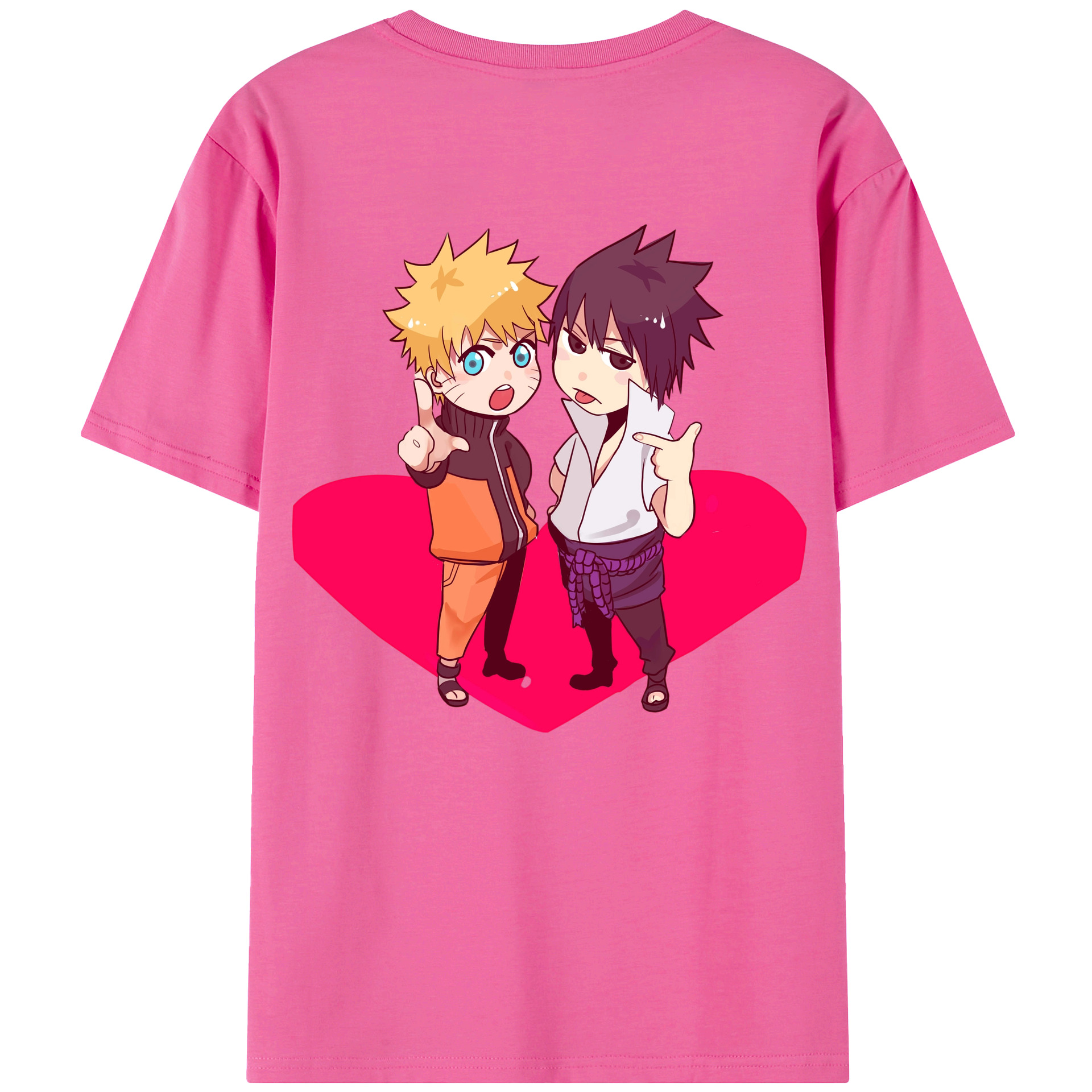 （画像用） NARUTO -ナルト- うずまき ナルト Uzumaki Naruto レディース半袖Tシャツ(バックプリント)